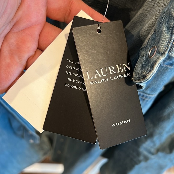 Lauren by Ralph Lauren Women’s Sz 1X Button-Up Western Style Long Sleeved Shirt - Picture 6 of 16